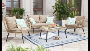 الراحة في الهواء الطلق: استمتع بالاسترخاء مع المفروشات الأنيقة