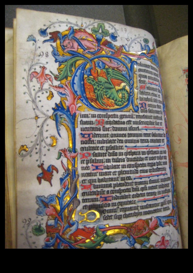 سحر المخطوطات في العصور الوسطى: القوة الساحرة للصفحات المضيئة