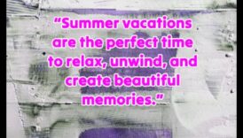 الهروب المضاء بنور الشمس: الاستمتاع بسحر الصيف