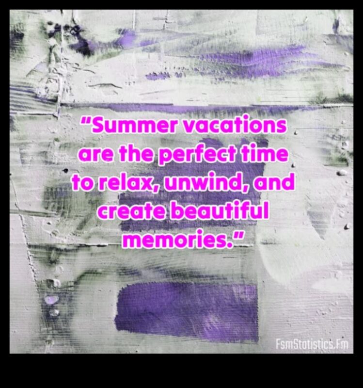 الهروب المضاء بنور الشمس: الاستمتاع بسحر الصيف