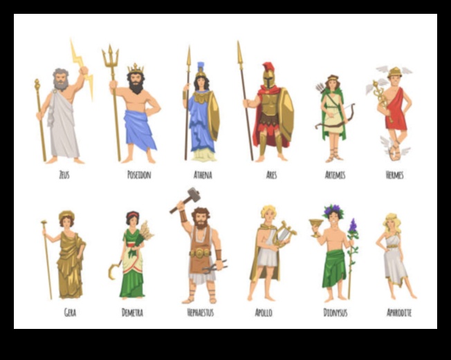 صور البانثيون: الآلهة والإلهات في الفن اليوناني