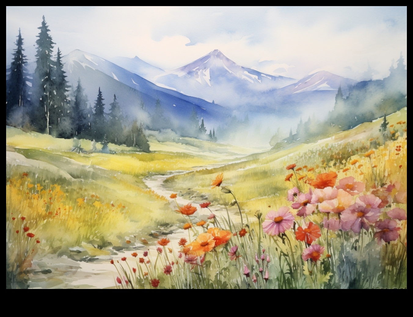 رحلة إلى الصفاء: مناظر طبيعية خلابة