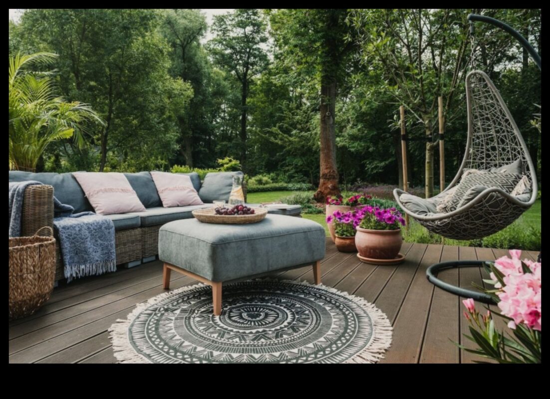 الأماكن الخارجية الحديثة: أثاث أنيق لتعزيز ملاذ حديقتك