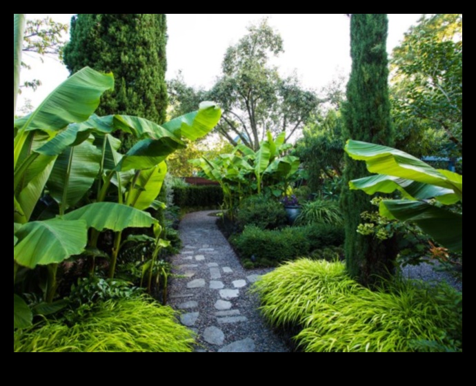 الممرات إلى الجنة: تصميم الحديقة والهدوء