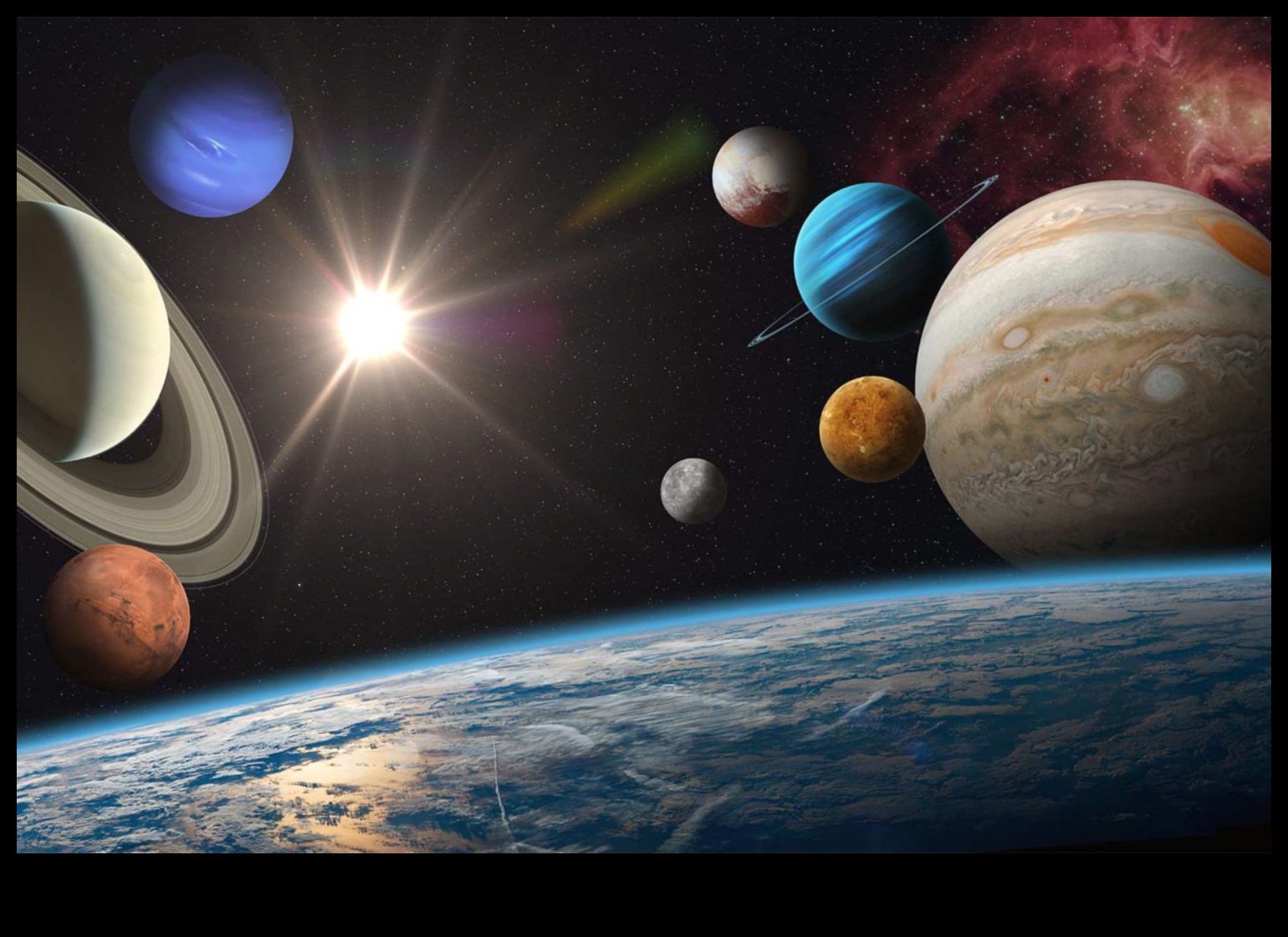 موكب القبة السماوية: عرض لكواكب نظامنا الشمسي