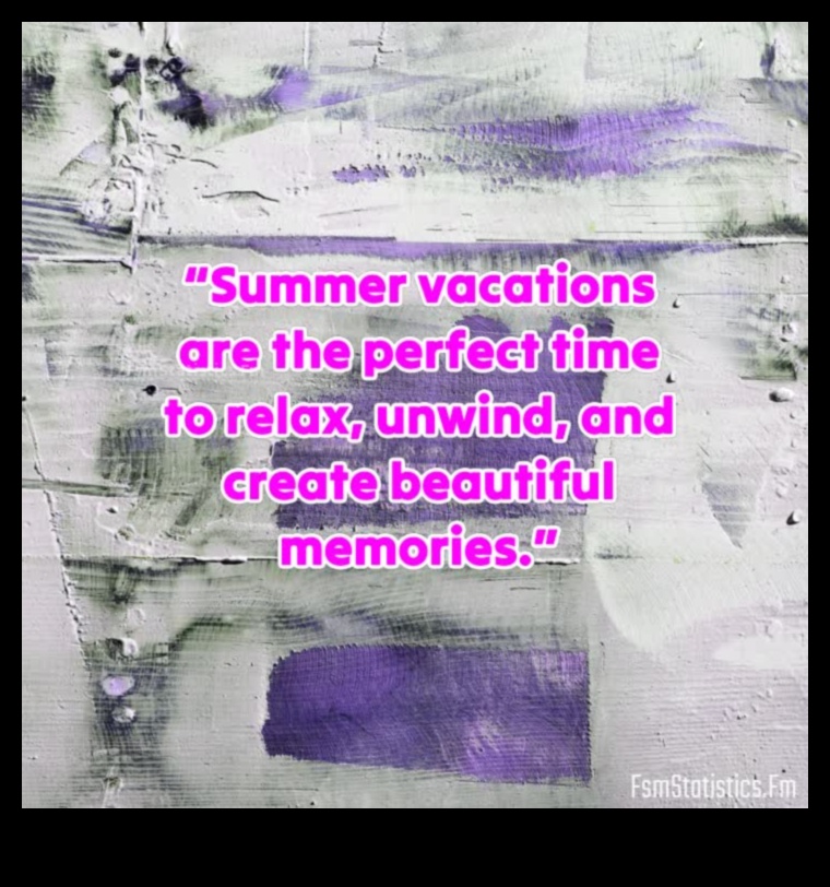 الهروب المضاء بنور الشمس: الاستمتاع بسحر الصيف