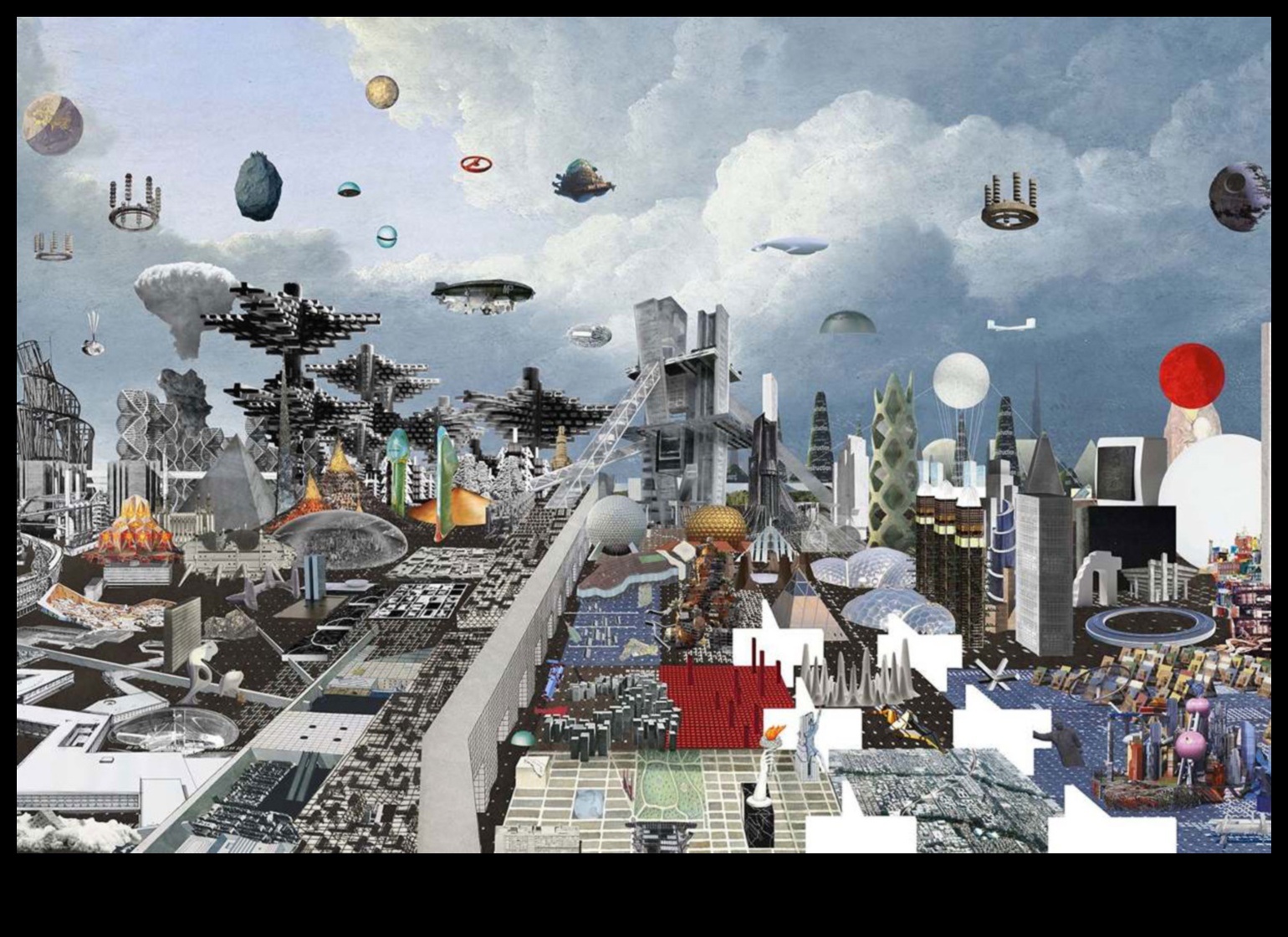 اليوتوبيا الحضرية: استكشاف الفن المعاصر لحياة المدينة