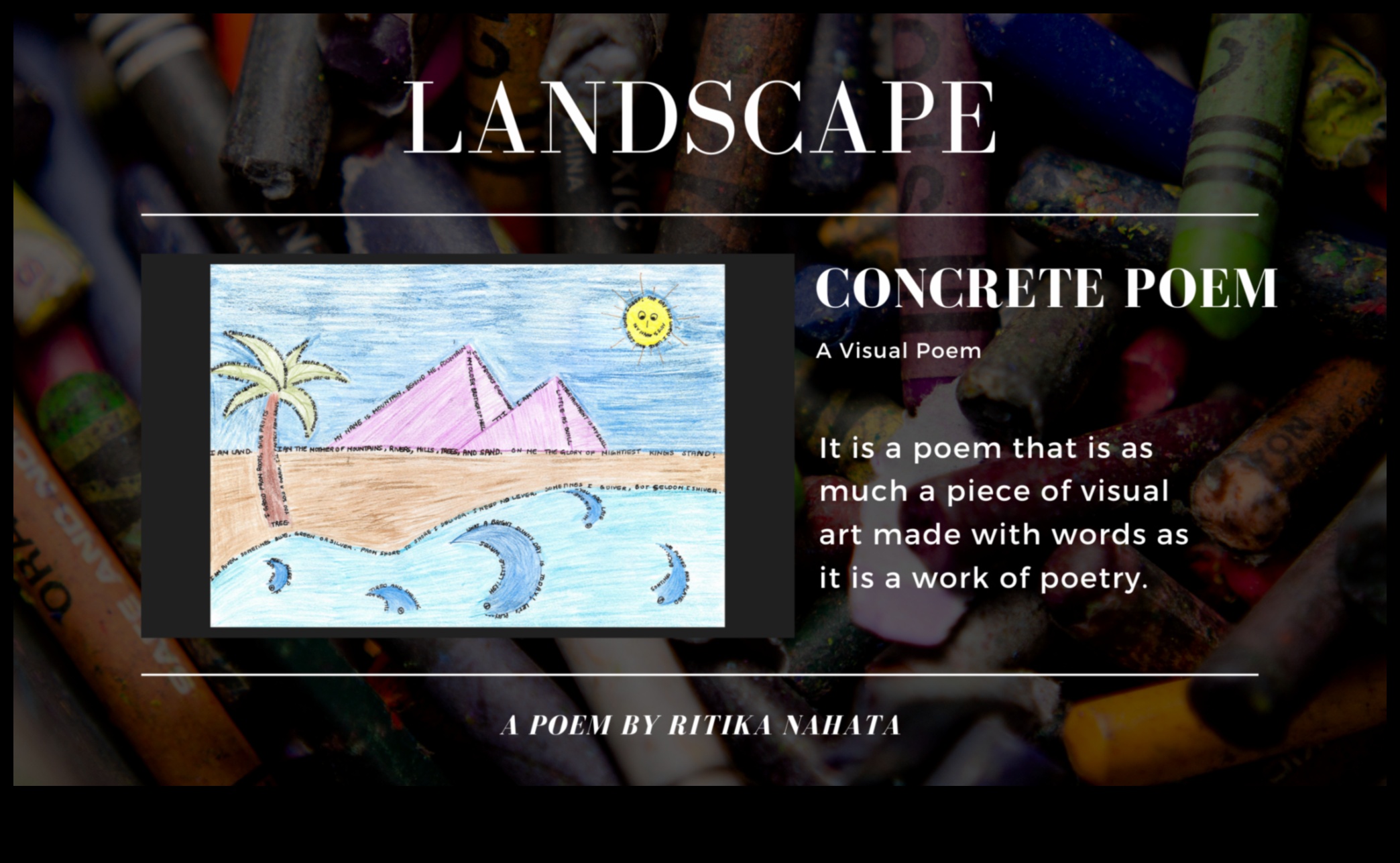 الشعر المرئي: مناظر طبيعية تعبيرية وفنية تحكي حكاية